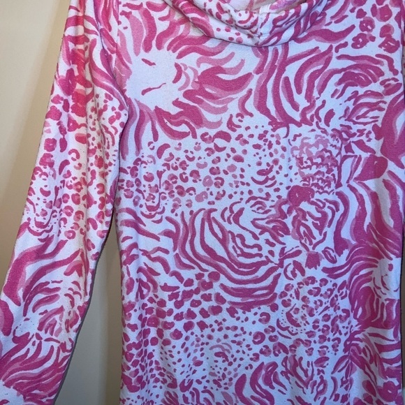 Lilly Pulitzer Pink and White Floral Swim Coverup - Picture 10 of 14